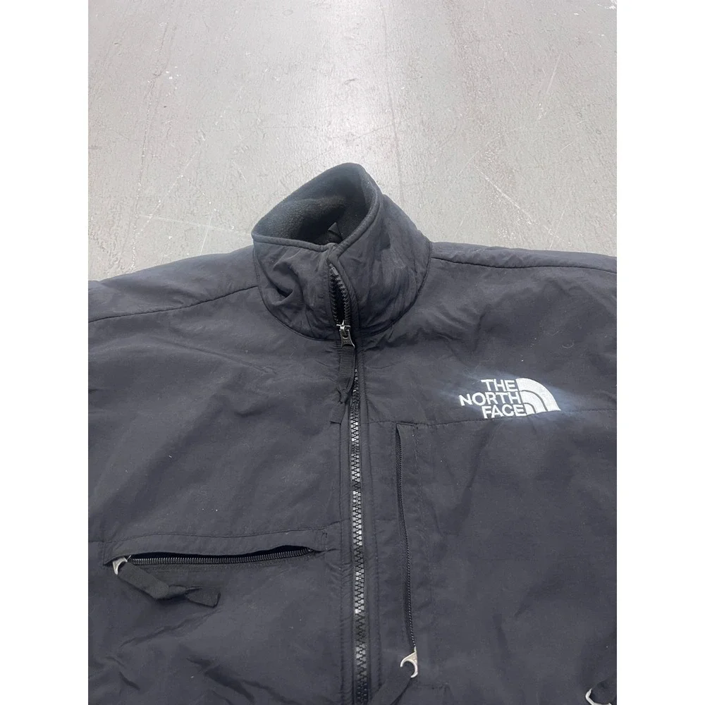 The North Face Denali Jacket Men M Black Polartec Fleece Full Zip Hiking Outdoor
